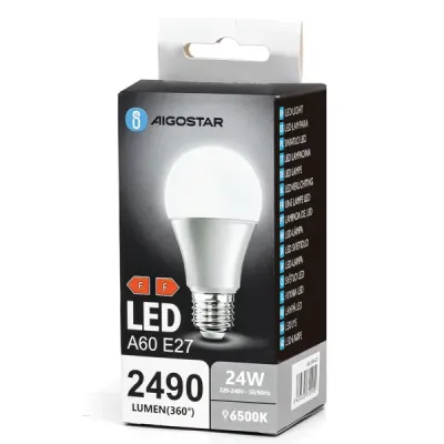 LAMPADINE LED A60 E27 24W 6500K