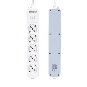 MULTIPRESA 5 VIE C/INTERRUTTORE 16A 5M