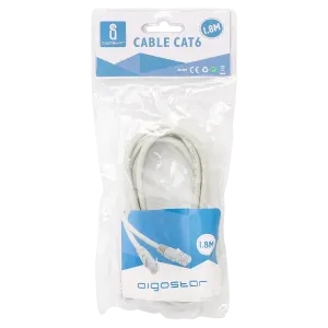CAVO ETHERNET CAT6 1.8M GRIGIO