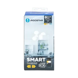 LAMPADINA FILAM. SMART BLUETOOTH MESH A60 6W CCT