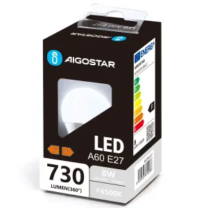 LED A60 E27 8W 6500K