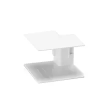 CONNETTORE ANGOLO INT P/CANALINA QUADR. PVC BIANCO 40X40MM 4pz