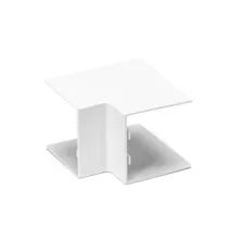 CONNETTORE ANGOLO INT P/CANALINA QUADR. PVC BIANCO 40X40MM 4pz