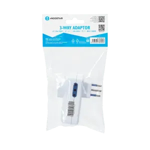 ADATTATORE ITALIANO 1 A 3 VIE 10A