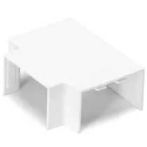 CONNETTORE T P/CANALINA QUADR. PVC BIANCO 40X25MM 4PZ