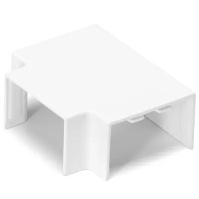 CONNETTORE T P/CANALINA QUADR. PVC BIANCO 40X25MM 4PZ