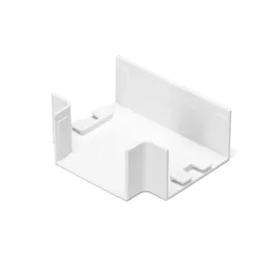 CONNETTORE T P/CANALINA QUADR. PVC BIANCO 40X25MM 4PZ