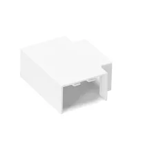 CONNETTORE T P/CANALINA QUADR. PVC BIANCO 40X25MM 4PZ