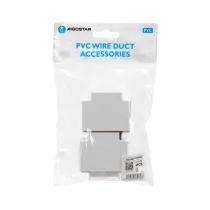 CONNETTORE T P/CANALINA QUADR. PVC BIANCO 40X25MM 4PZ