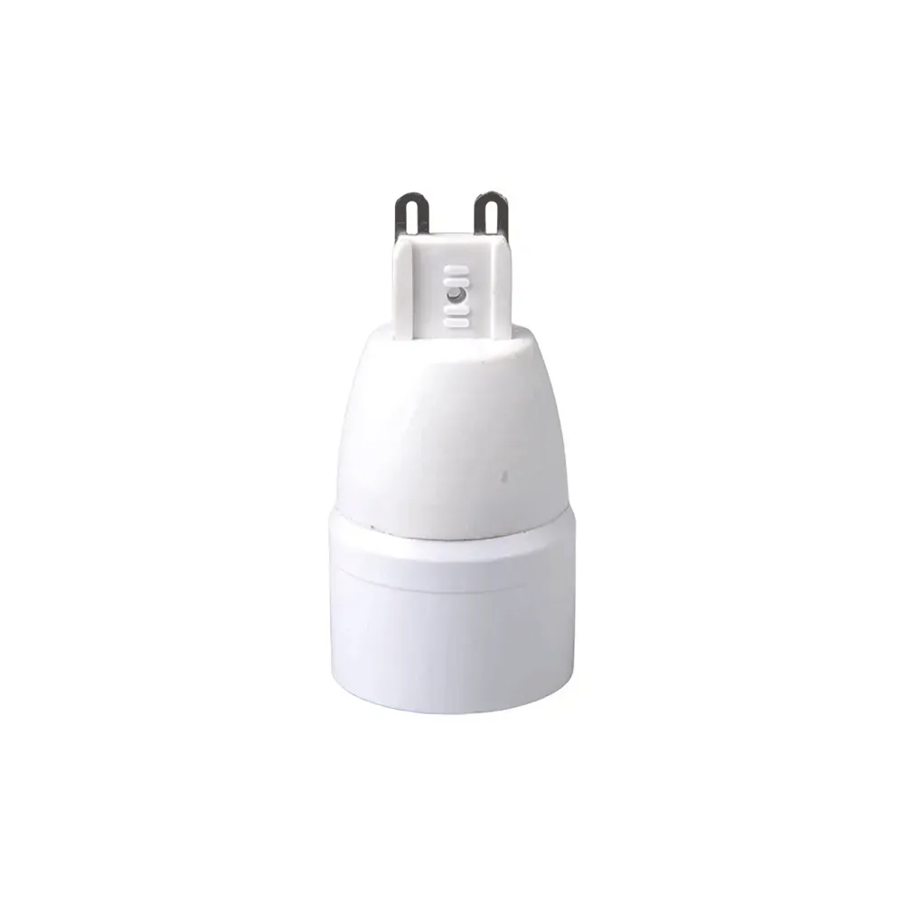 ADATTATORE PORTALAMPADA DA G9 A E14 BIANCO