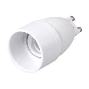 ADATTATORE PORTALAMPADA DA G9 A E14 BIANCO
