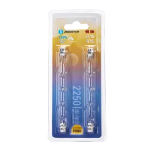 Lampadina Alogena R7S J118 120W 2900K 2pz