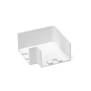 CONNETTORE ANG. PER CANALINA QUADR. PVC BIANCO 40X25MM 4PZ