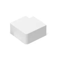 CONNETTORE ANG. PER CANALINA QUADR. PVC BIANCO 40X25MM 4PZ