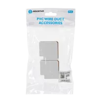 CONNETTORE ANG. PER CANALINA QUADR. PVC BIANCO 40X25MM 4PZ