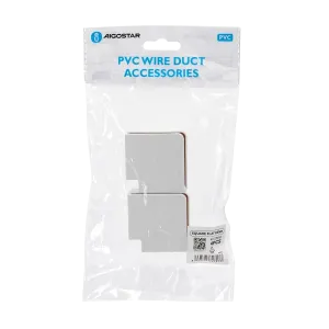 CONNETTORE ANG. PER CANALINA QUADR. PVC BIANCO 40X25MM 4PZ