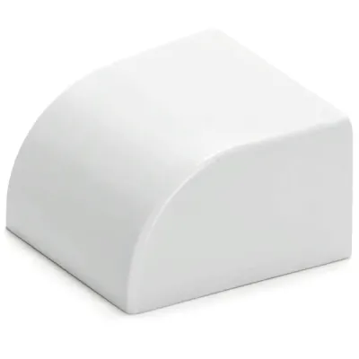 TAPPO CHIUSURA P/CANALINA QUADR.PVC BIANCO 25X16MM 4PZ