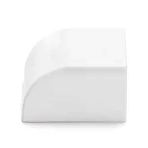 TAPPO CHIUSURA P/CANALINA QUADR.PVC BIANCO 25X16MM 4PZ
