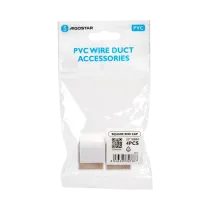 TAPPO CHIUSURA P/CANALINA QUADR.PVC BIANCO 25X16MM 4PZ