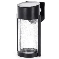 APPLIQUE SEGNAPASSI LED SOLARE NERO 2700K