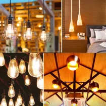 LAMPADINA A FILAMENTO LED ST64 E27 8W TRASPARENTE