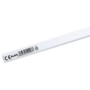 CANALINA QUADR. PVC C/SUPPORTO ADES. 10X10MM 2M