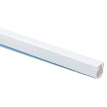 CANALINA QUADR. PVC C/SUPPORTO ADES. 10X10MM 2M
