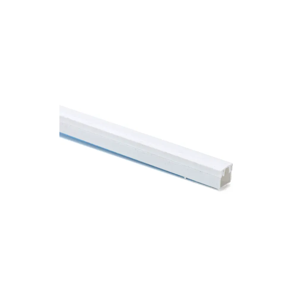 CANALINA QUADR. PVC C/SUPPORTO ADES. 10X10MM 2M CANALINA QUADR. PVC C/SUPPORTO ADES. 10X10MM 2M