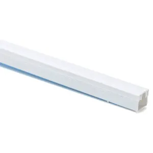 CANALINA QUADR. PVC C/SUPPORTO ADES. 10X10MM 2M