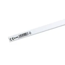 CANALINA QUADR. PVC C/SUPPORTO ADES. 10X10MM 2M