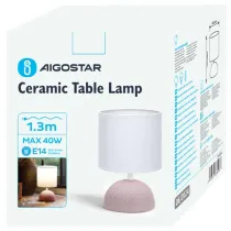 LAMPADA LED SCRIVANIA MAX 40W E14 IN CERAMICA