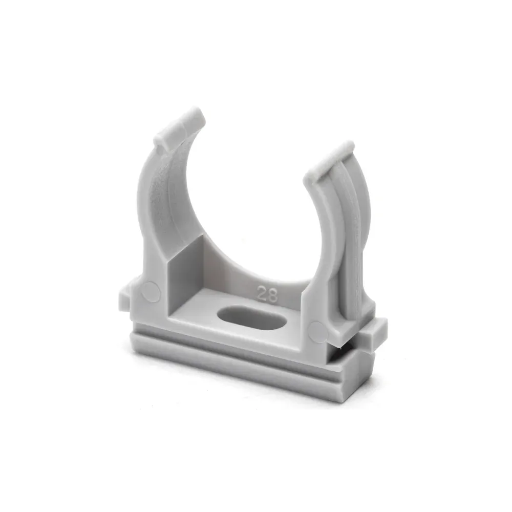 Ferma-canaline a forma di U, diametro 25 mm,5 pz