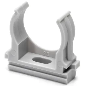 Ferma-canaline a forma di U, diametro 25 mm,5 pz