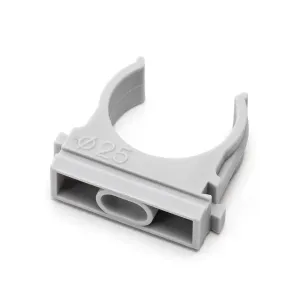 Ferma-canaline a forma di U, diametro 25 mm,5 pz
