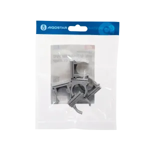 Ferma-canaline a forma di U, diametro 25 mm,5 pz