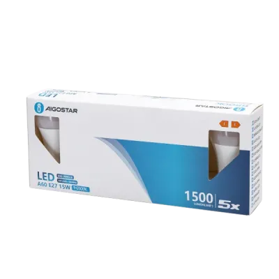 LED A60 E27 15W 6500K 5 PZ