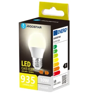 LED G45 E27 10W 4000K