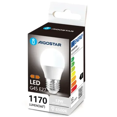 LAMPADINA LED G45 12W 1170LM 6500K E27