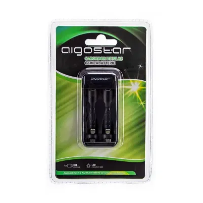 Caricabatteria 2(AA/AAA) nero