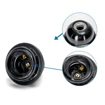 PORTALAMPADA E27 BACHELITE C/TERMINALE A VITE AUTOBLOCCANTE NERO PORTALAMPADA E27 BACHELITE C/TERMINALE A VITE AUTOBLOCCANTE NERO