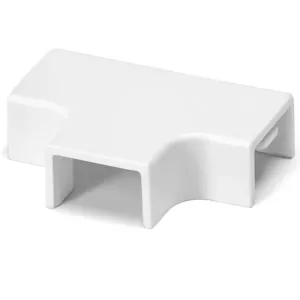Connettore a T per canalina quadrata in PVC 15X10 4PZ