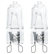 Lampada alogena G9 230V 25W 2700K 2 pz