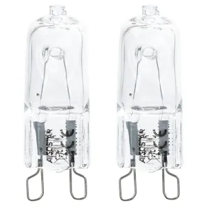 Lampada alogena G9 230V 25W 2700K 2 pz