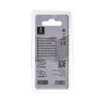 CONNETTORE ANTENNA TV 2PZ + 1 PRESA TV BIANCA