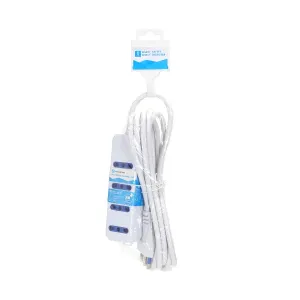 Multipresa a 4 vie con interruttore 16A 3m