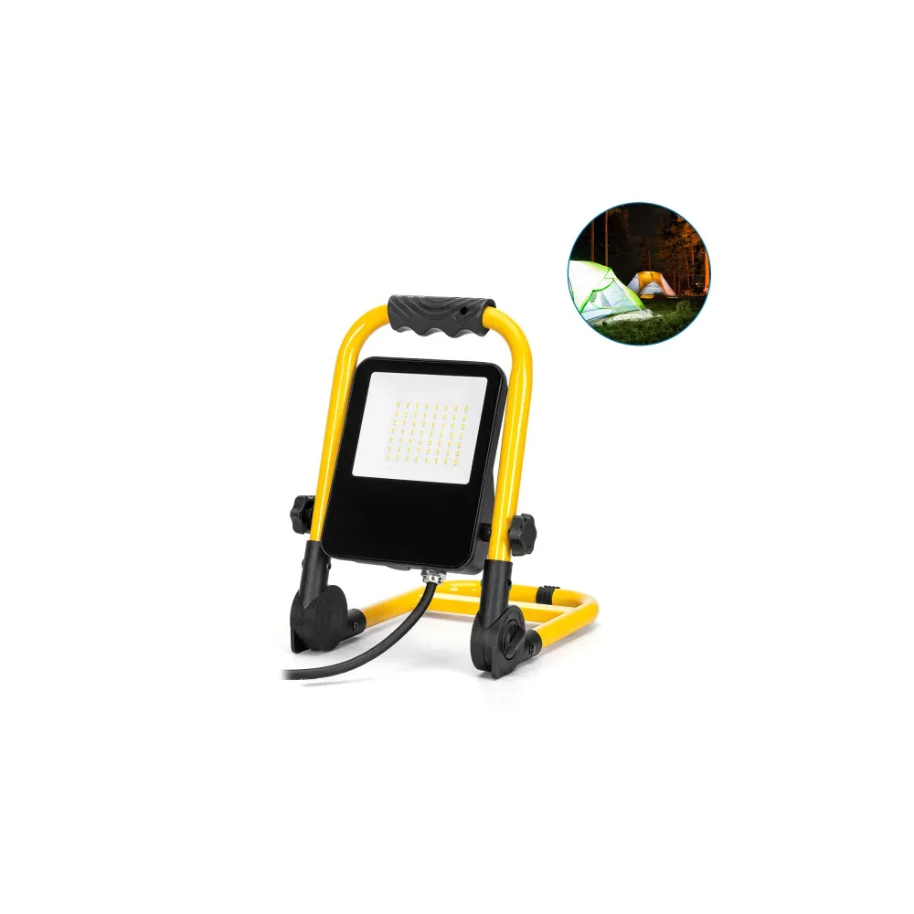 Flood light LED da cantiere 30W 6500K 1.8M Flood light LED da cantiere 30W 6500K 1.8M