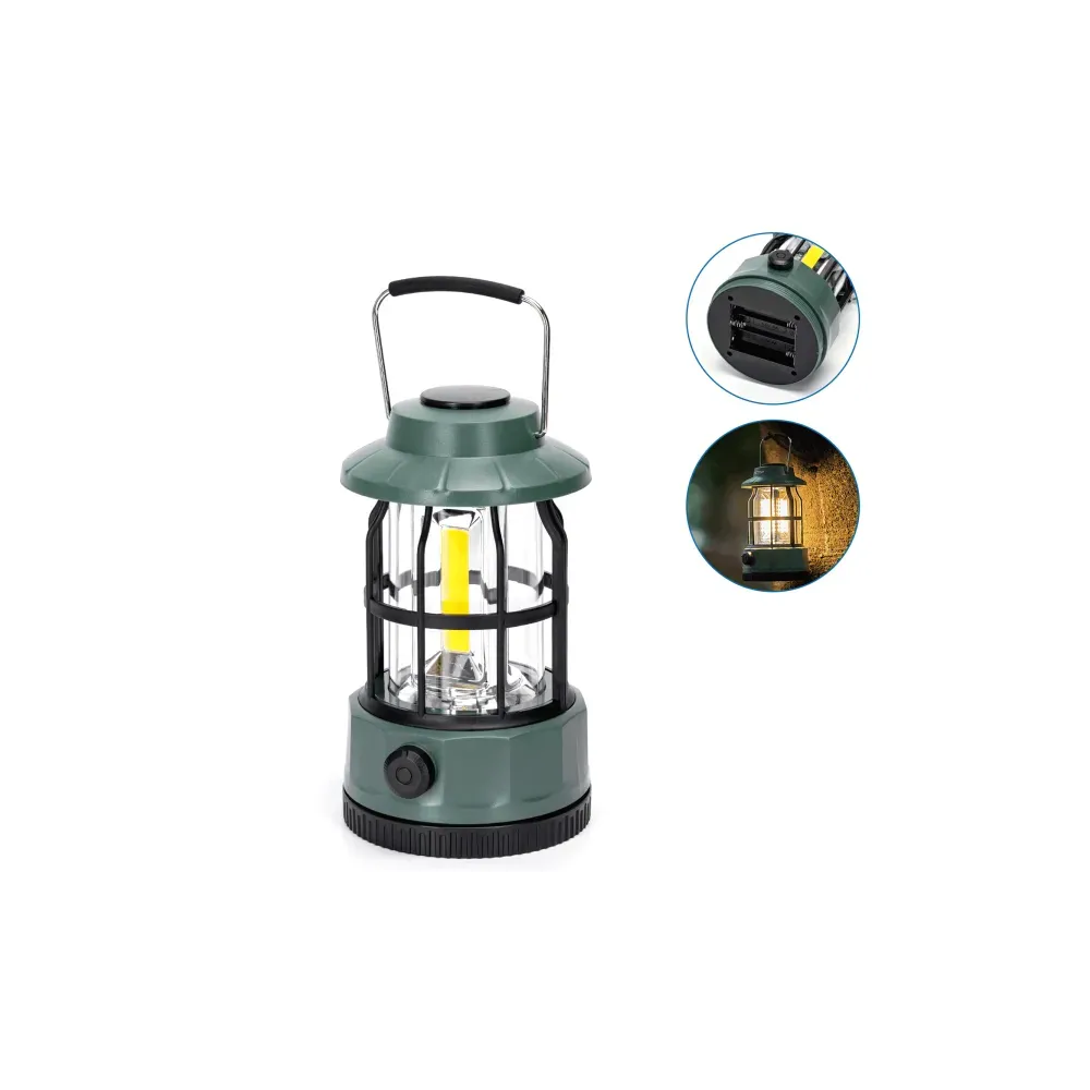 Lanterna da campeggio dimmerabile con manopola E BATT.3AA Lanterna da campeggio dimmerabile con manopola E BATT.3AA