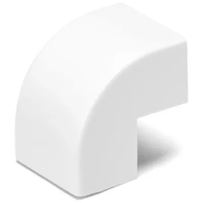 CONNETTORE ANGOLO ESTERNO CANALINA QUADRATA PVC BIANCO 16X16MM 4PZ