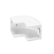 CONNETTORE ANGOLO ESTERNO CANALINA QUADRATA PVC BIANCO 16X16MM 4PZ