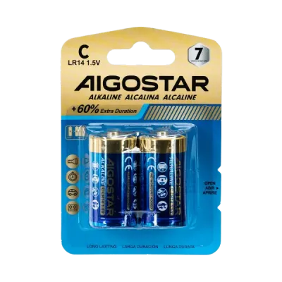 BATTERIA ALCALINA LR14 (C) 1.5V 2PZ